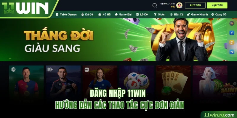 đăng nhập 11WIN